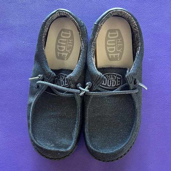 Hey Dude Kids Moccasins - Charcoal Gray - Picture 1 of 4